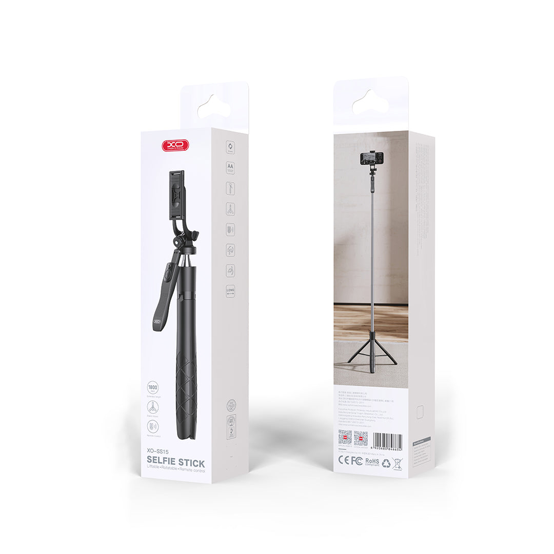 Handy Stativ für Smartphone Bluetooth Selfie Stick 72 CM - Aluminium Rod